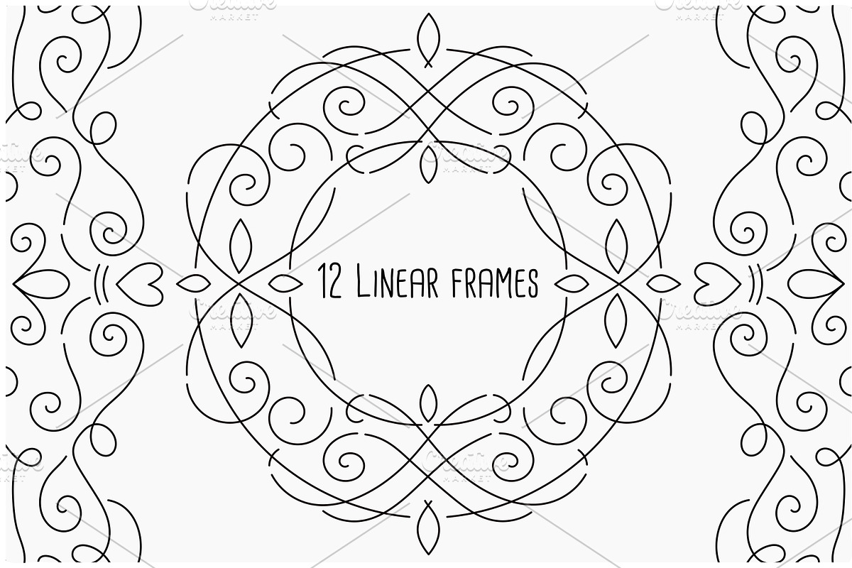 12 Linear frames in Objects - product preview 8