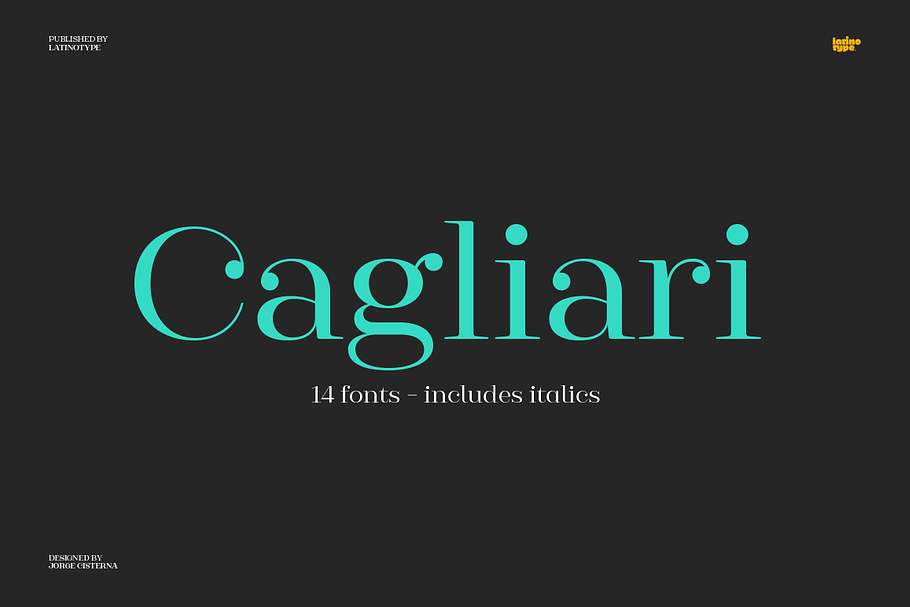 Cagliari in Serif Fonts - product preview 8