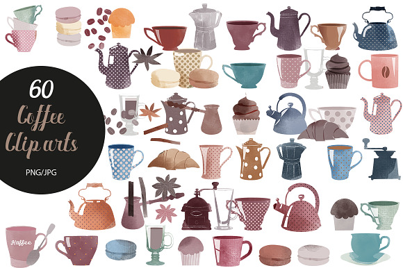 Coffee Time set in Illustrations - product preview 1