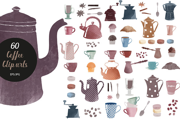 Coffee Time set in Illustrations - product preview 2