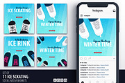 11 Ice Skating Social Media Banners