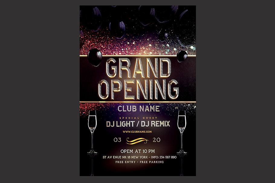 Grand Opening Flyer 