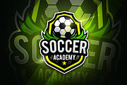 Soccer Academy - Mascot &Esport Logo