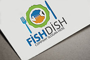 Fish Dish Restaurant Logo