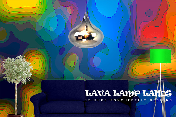 Lava Lamp Lands in Textures - product preview 7