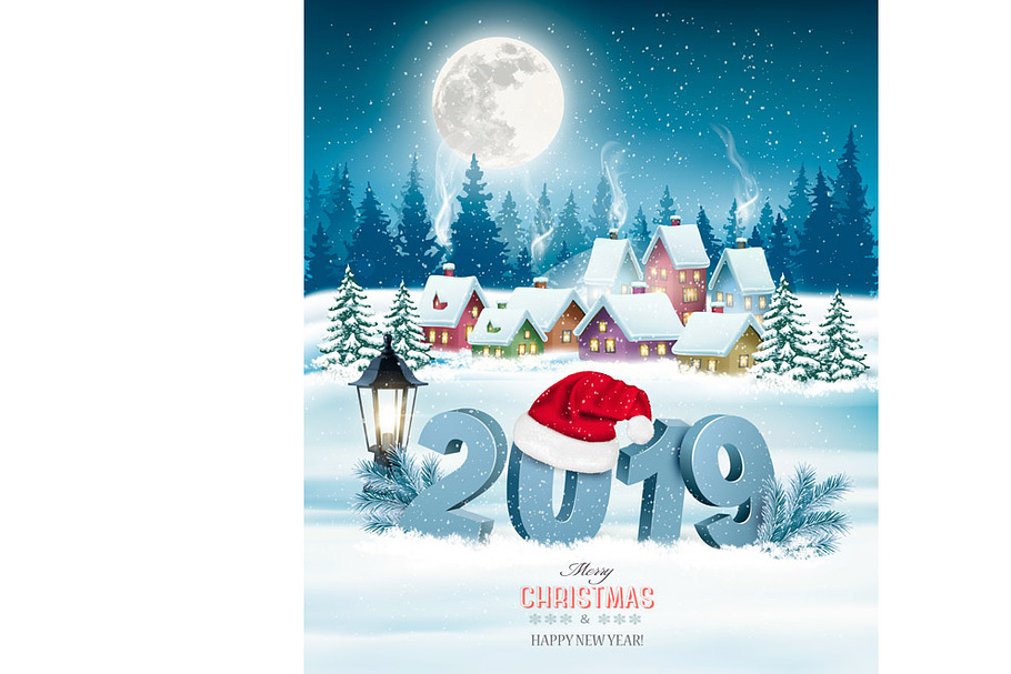 Holiday christmas background. Vector in Illustrations - product preview 8
