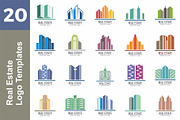 20 Logo Real Estate Templates Bundle
