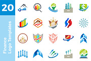20 Logo Finance Templates Bundle