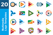 20 Logo Multimedia Templates Bundle