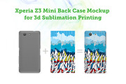 Sony Xperia Z3 Mini 3d Case Mockup