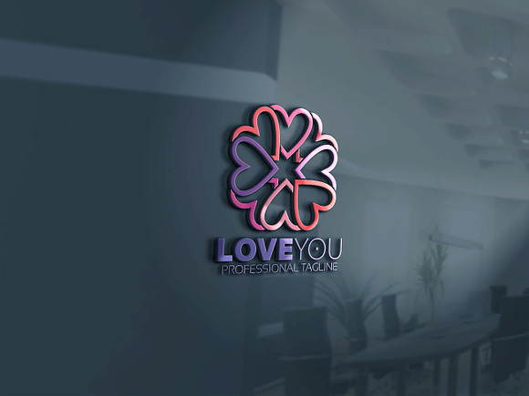 Love Logo in Logo Templates - product preview 2