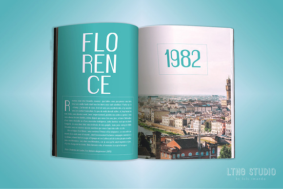 FLORENCE font family in Sans-Serif Fonts - product preview 4