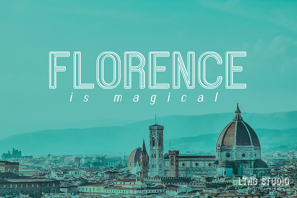 FLORENCE font family in Sans-Serif Fonts - product preview 6