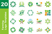 20 Logo Farming Templates Bundle