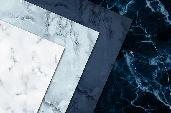 Navy Blue Marble Backgrounds in Textures - product preview 4