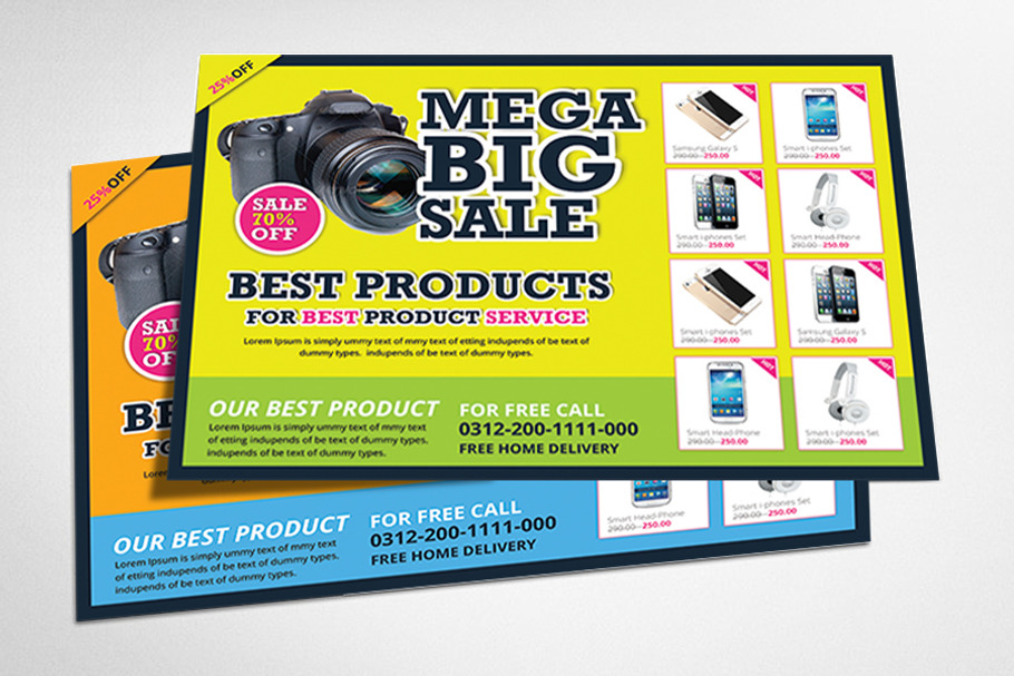 Product Promotion Flyer Templates