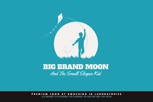 Big Brand Moon Logo in Logo Templates - product preview 1