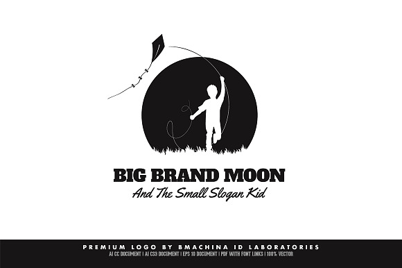 Big Brand Moon Logo in Logo Templates - product preview 2