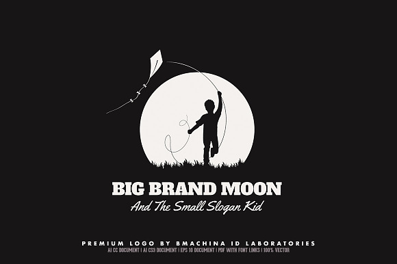 Big Brand Moon Logo in Logo Templates - product preview 3