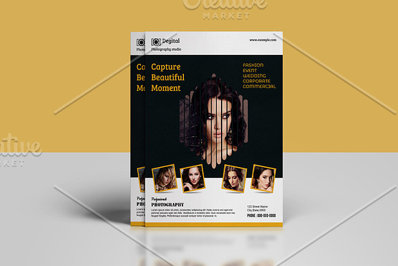 Printable Photography Flyer V927 in Flyer Templates - product preview 1