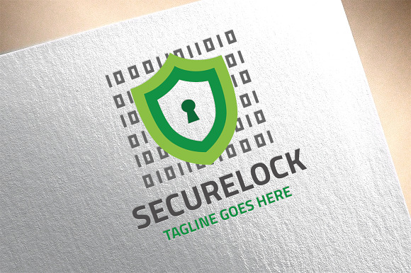 Secure Lock Logo in Logo Templates - product preview 2