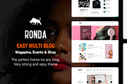 Ronda - Blog & Shop Wordpress Theme