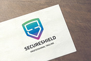 Letter S - Secure Shield Logo