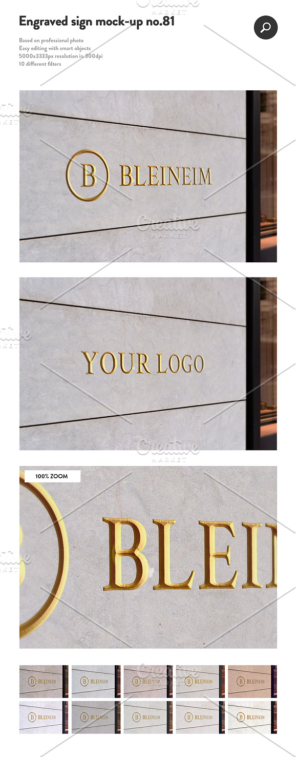 50 sign facade logo mockup bundle 2 in Product Mockups - product preview 31