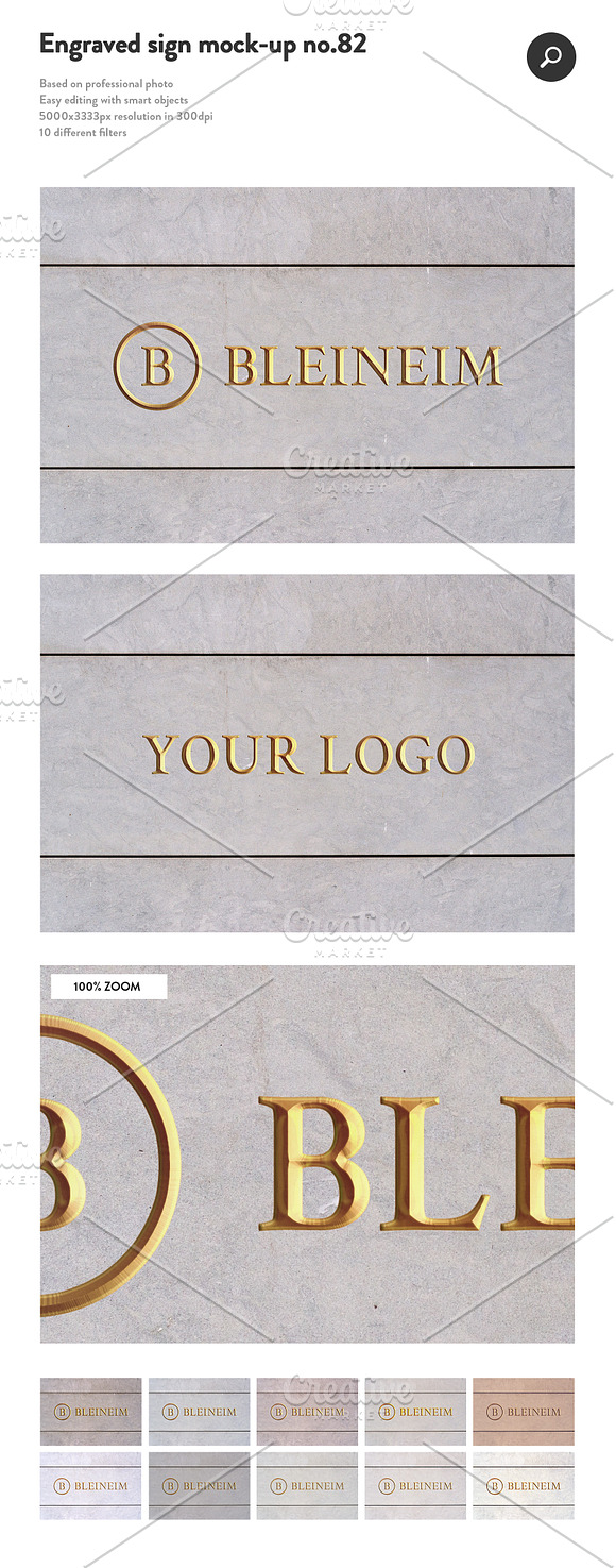 50 sign facade logo mockup bundle 2 in Product Mockups - product preview 32