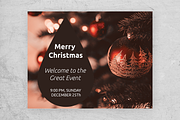 Horizontal Merry Christmas Flyer