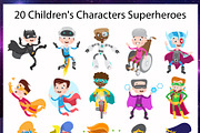 Superheroes Children's set
