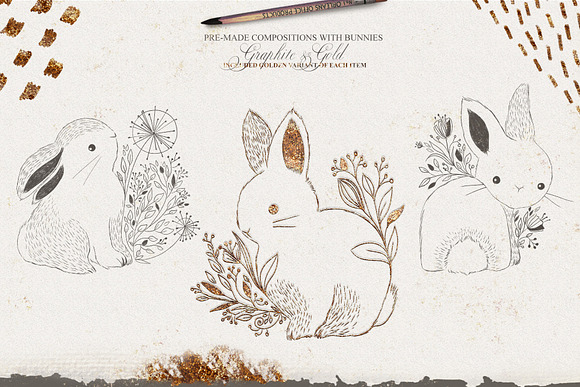 Vintage Easter Multipurpose Kit in Illustrations - product preview 5