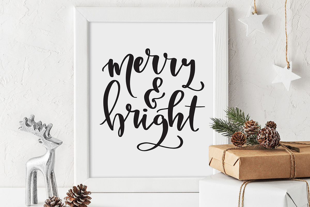 Merry and Bright Printable Art in Illustrations - product preview 8