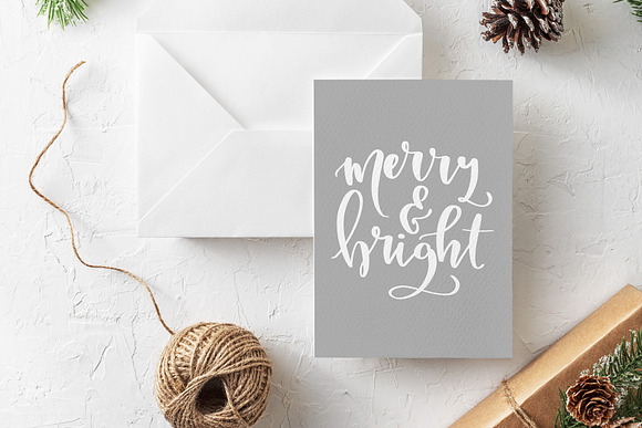 Merry and Bright Printable Art in Illustrations - product preview 1