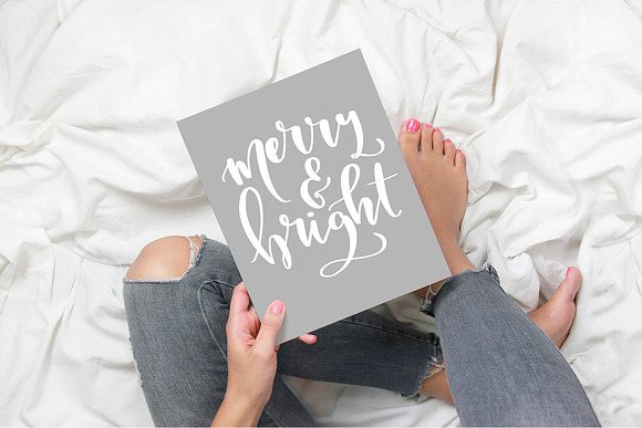 Merry and Bright Printable Art in Illustrations - product preview 2