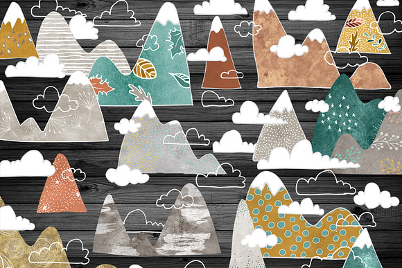 Free Spirit - Mountains & Clouds in Illustrations - product preview 1