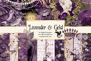 Lavender and Gold Graphics