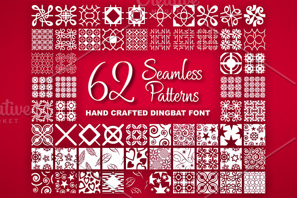 Seamless Patterns in Symbol Fonts - product preview 1