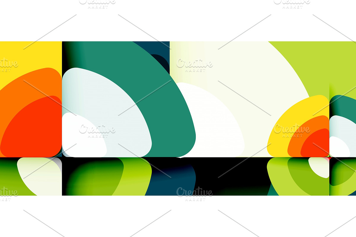 Circle abstract background in Illustrations - product preview 8