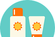 Sun Safety Infographics Elements
