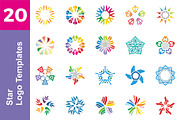 20 Logo Star Templates Bundl