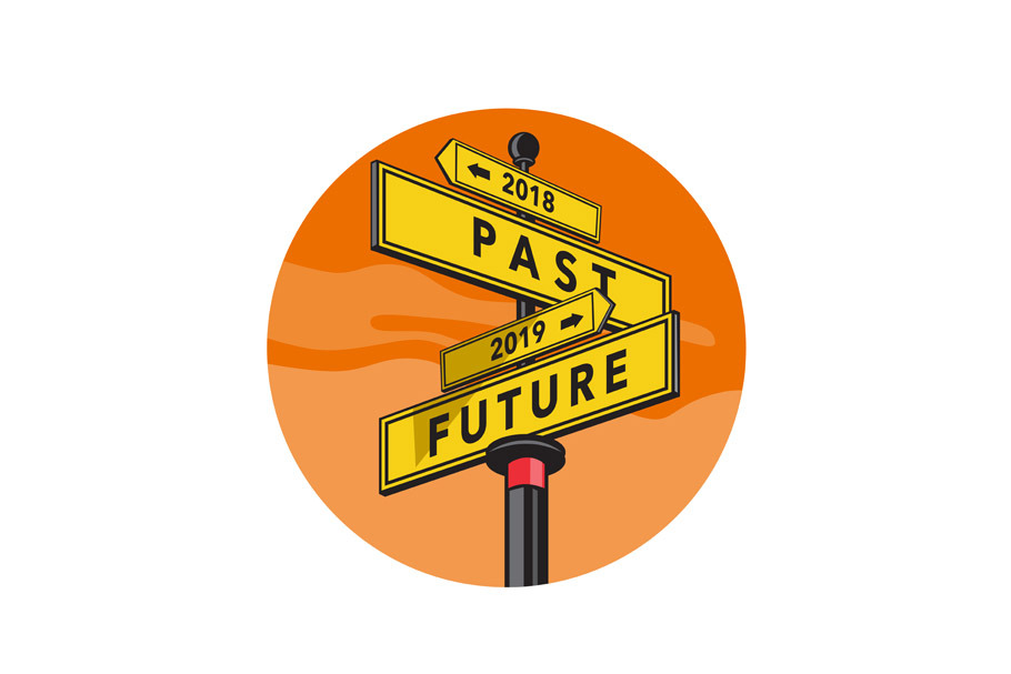 Past 2018 and Future 2019 Signpost R