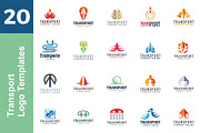 20 Logo Transport Templates Bundle