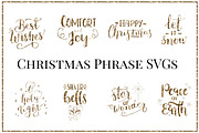 8 Christmas Phrase SVGs, JPGs & PNGs