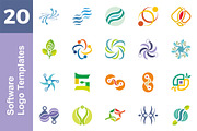 20 Logo Software Templates Bundle