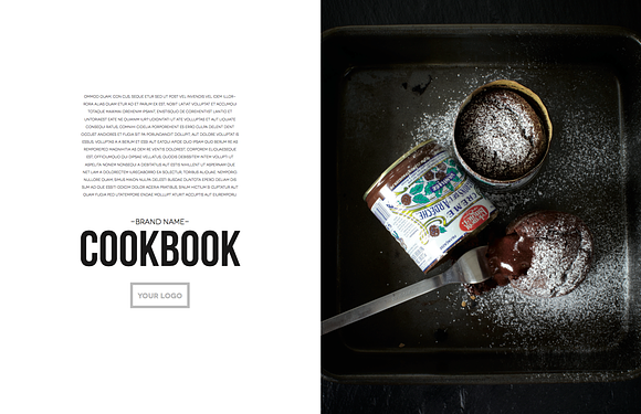 Cookbook Template in Brochure Templates - product preview 3