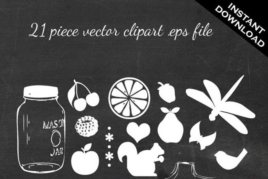 Vector Clip Art 21 Piece in Objects - product preview 8