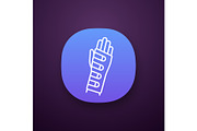 Wrist brace app icon