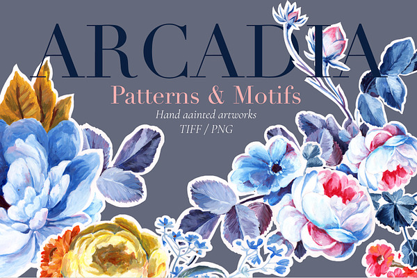 Arcadia, Curated & Hand Painted!