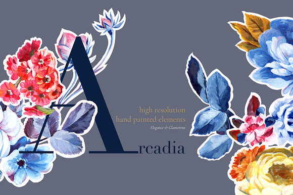 Arcadia, Curated & Hand Painted! in Patterns - product preview 4